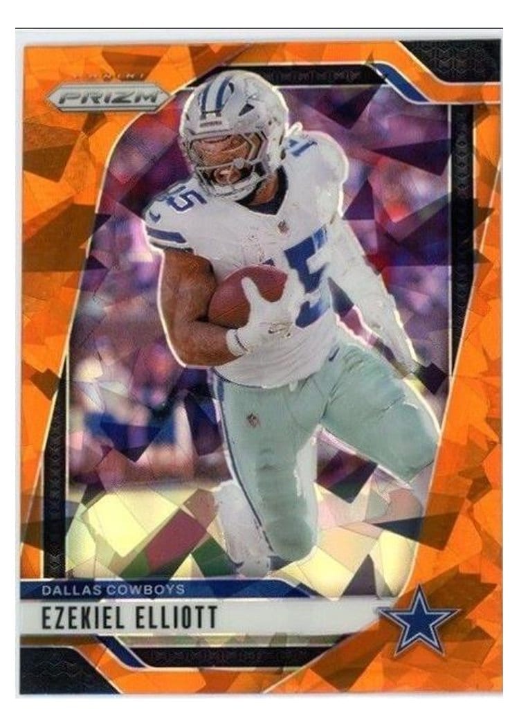2024 Panini Prizm Base Set Ezekiel Elliott #74 card