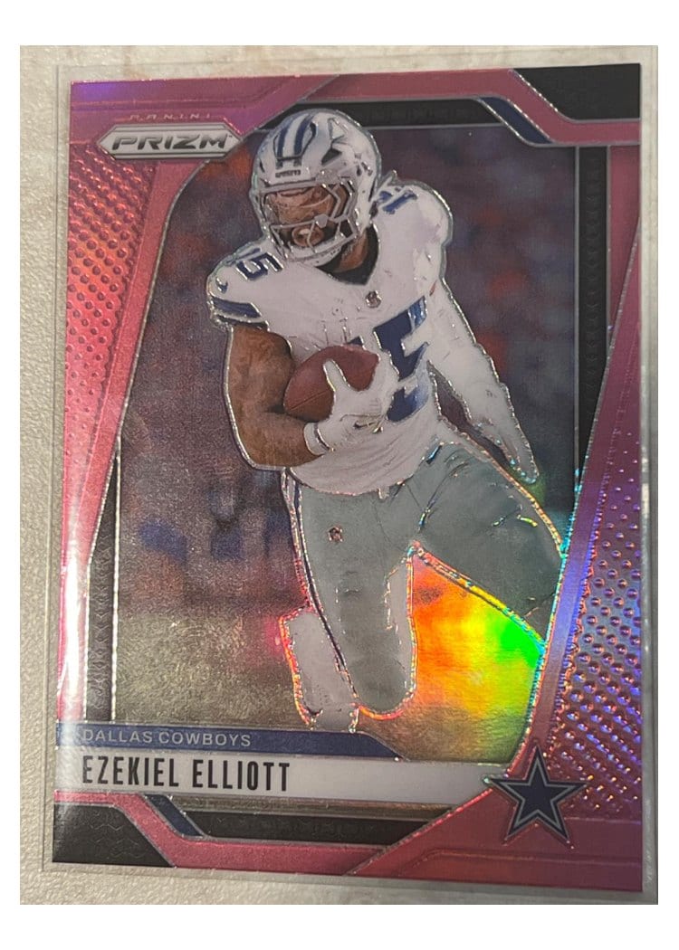 2024 Panini Prizm Base Set Ezekiel Elliott #74 card