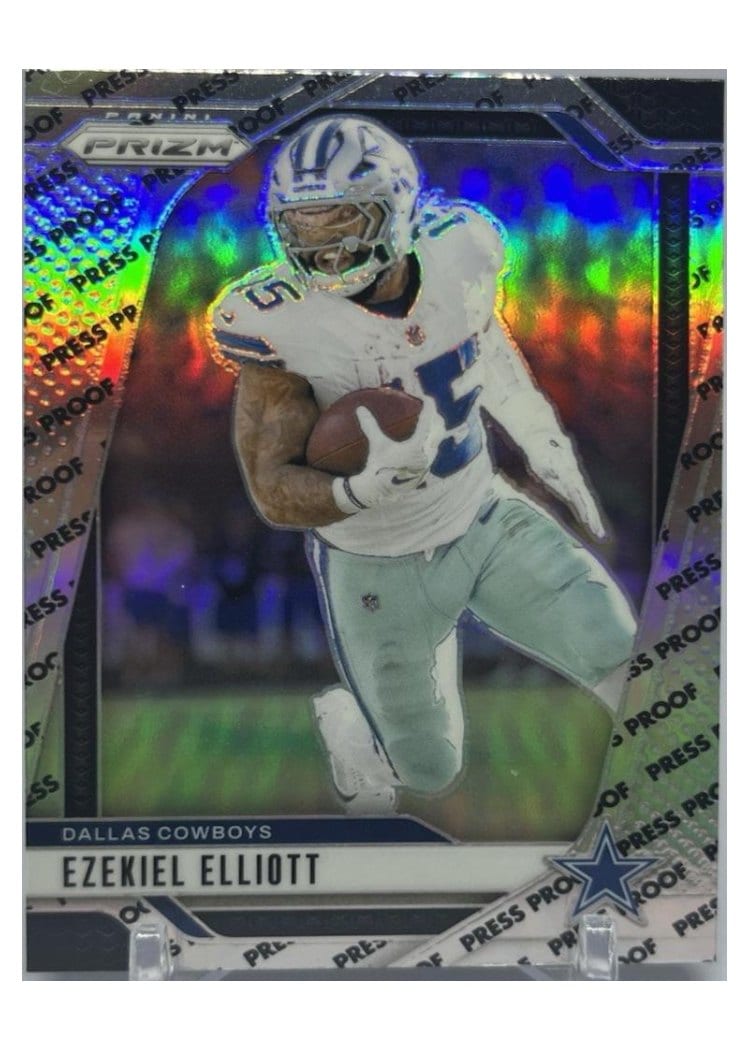 2024 Panini Prizm Base Set Ezekiel Elliott #74 card
