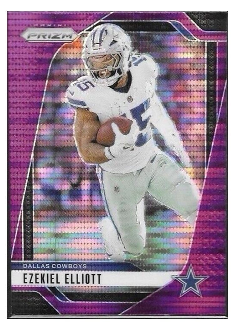 2024 Panini Prizm Base Set Ezekiel Elliott #74 card