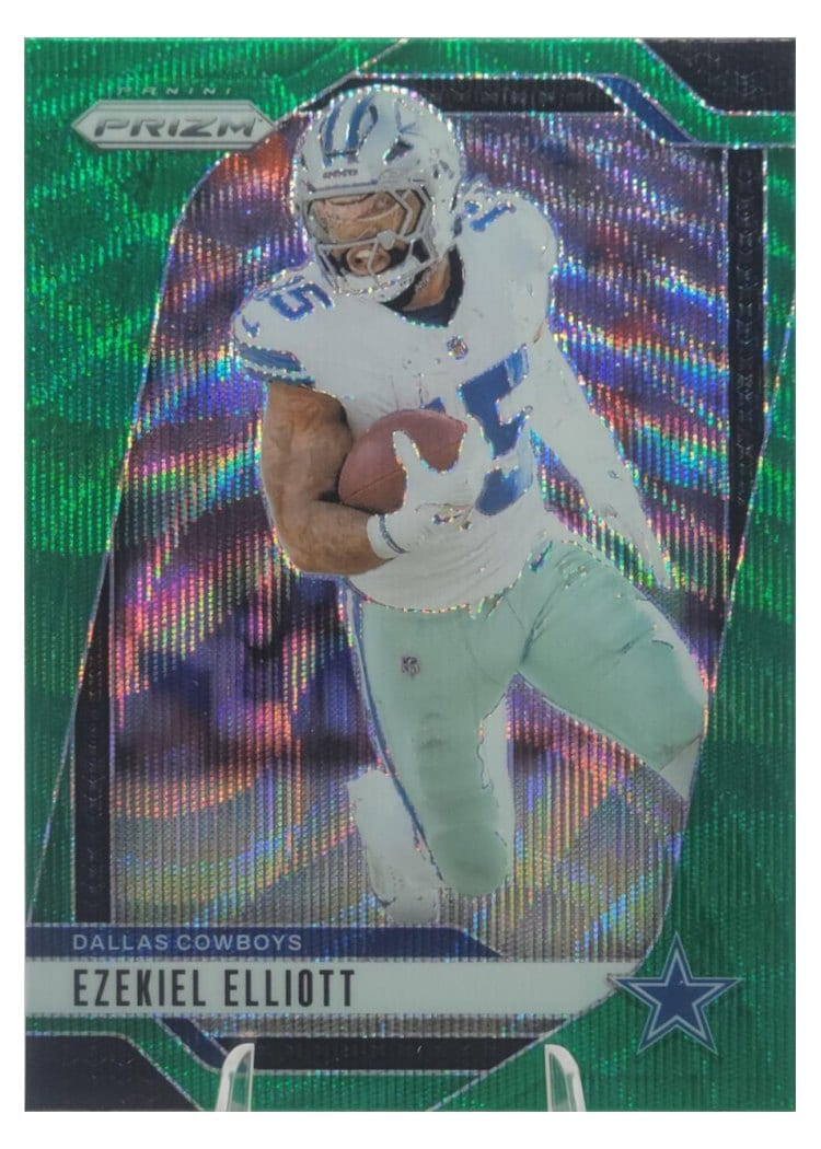 2024 Panini Prizm Base Set Ezekiel Elliott #74 card