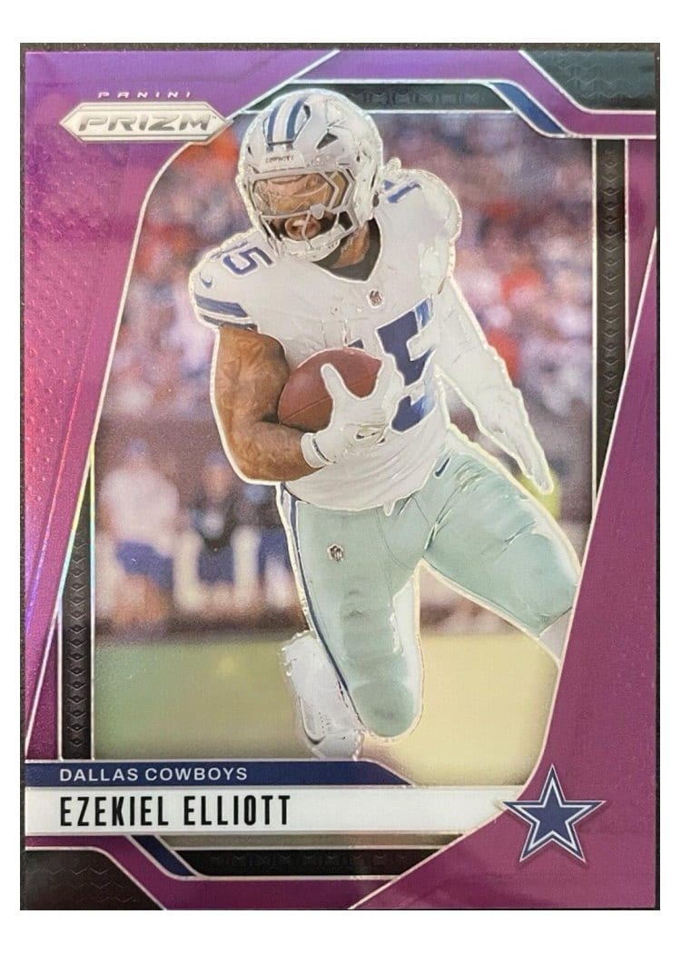 2024 Panini Prizm Base Set Ezekiel Elliott #74 card