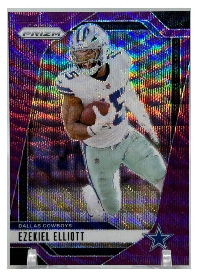 2024 Panini Prizm Base Set Ezekiel Elliott #74 card