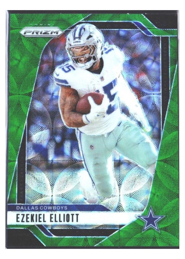 2024 Panini Prizm Base Set Ezekiel Elliott #74 card