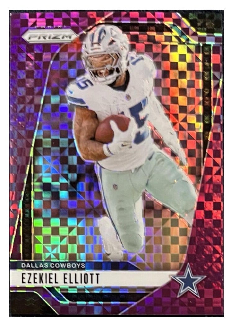2024 Panini Prizm Base Set Ezekiel Elliott #74 card