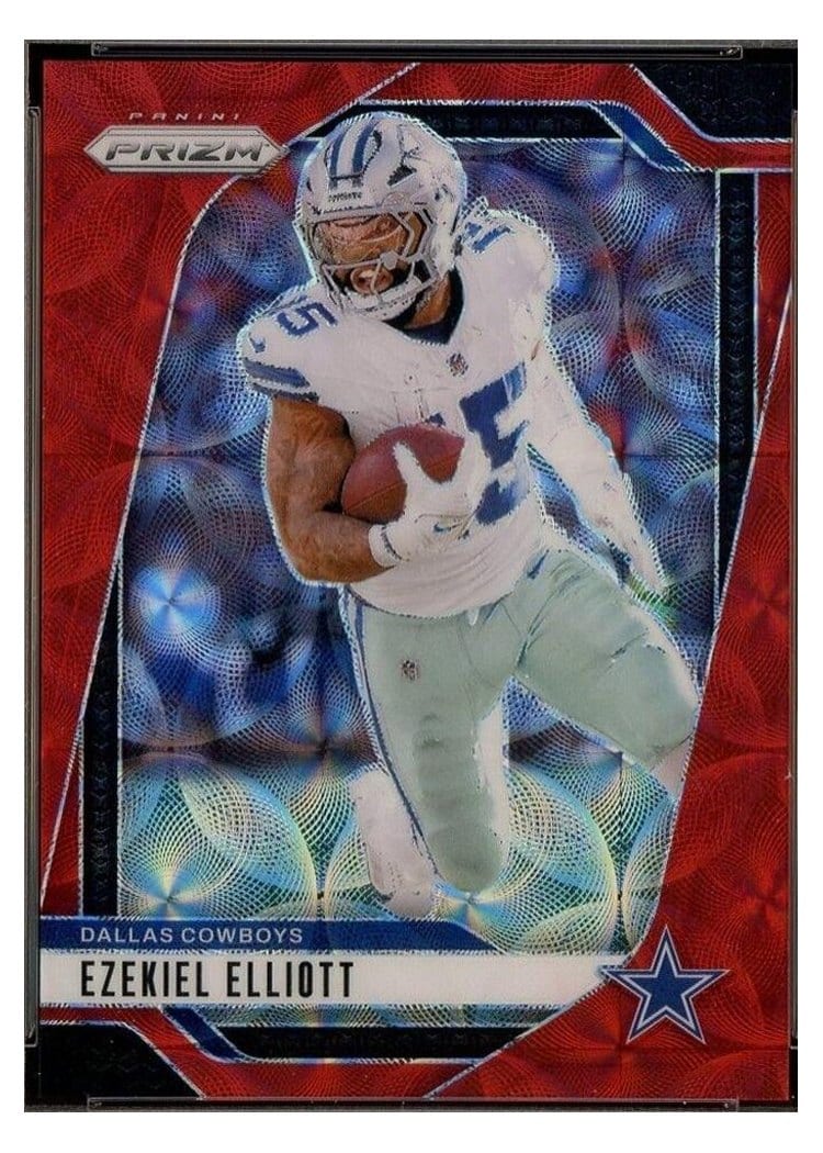 2024 Panini Prizm Base Set Ezekiel Elliott #74 card