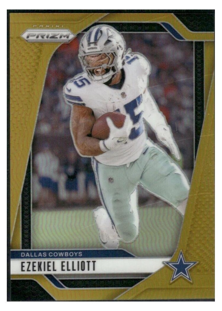 2024 Panini Prizm Base Set Ezekiel Elliott #74 card