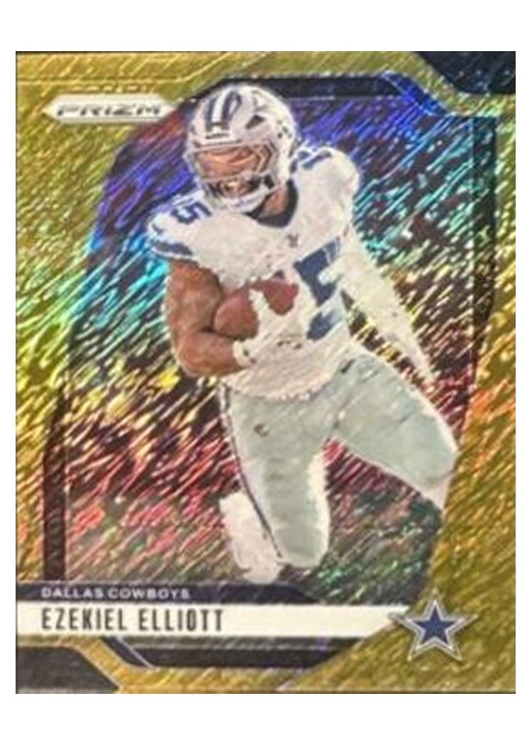 2024 Panini Prizm Base Set Ezekiel Elliott #74 card