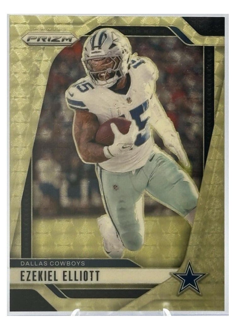 2024 Panini Prizm Base Set Ezekiel Elliott #74 card