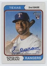2023 Topps Heritage Real One Autographs Ezequiel Duran #ROA-ED card
