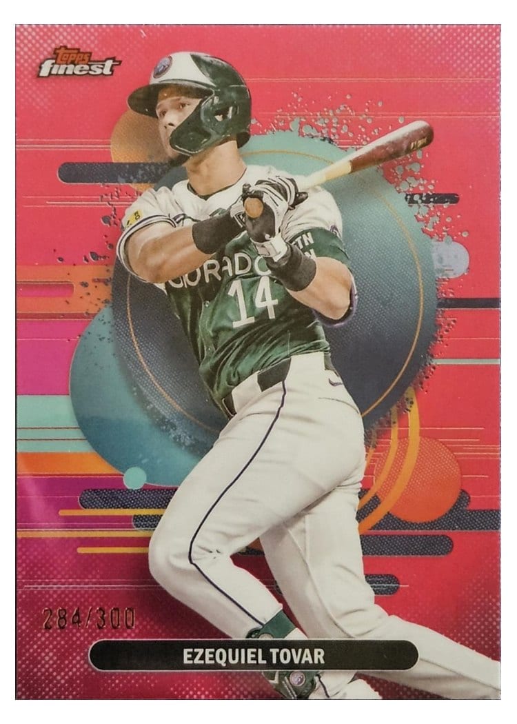 2025 Finest Base Set Ezequiel Tovar Magenta Refractor #158 card
