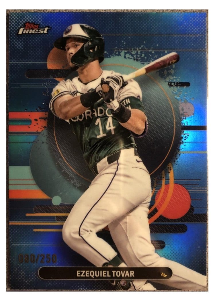 2025 Finest Base Set Ezequiel Tovar #158 card
