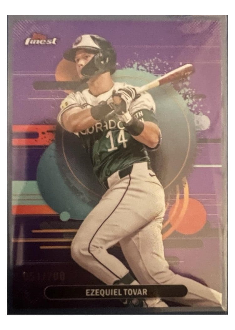 2025 Finest Base Set Ezequiel Tovar #158 card