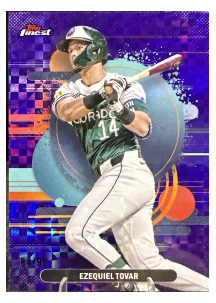 2025 Finest Base Set Ezequiel Tovar #158 card