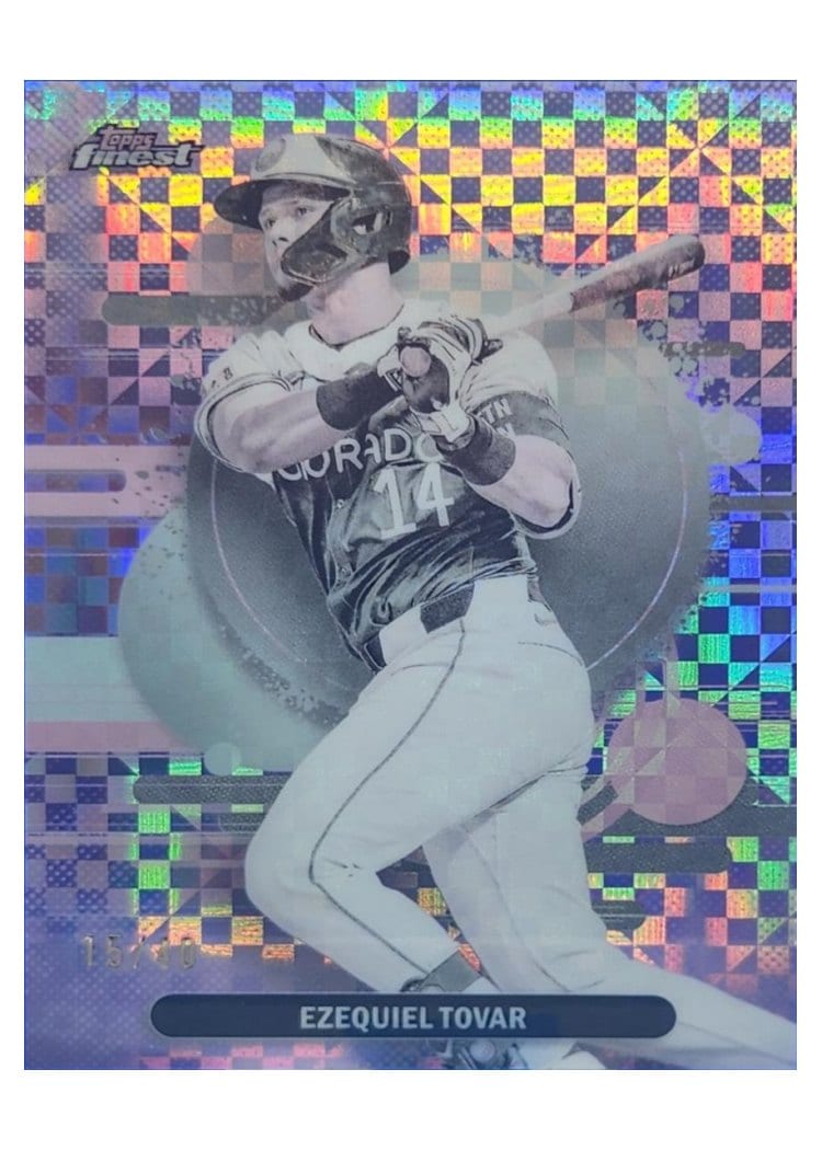 2025 Finest Base Set Ezequiel Tovar #158 card
