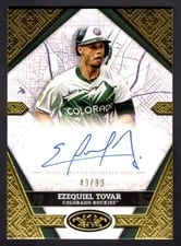 2025 Topps Tier One City Connect Signatures Ezequiel Tovar #CCS-ET card