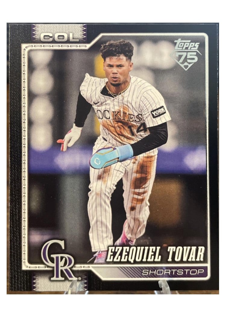 2026 Topps Base Set Ezequiel Tovar Black Border #136 card