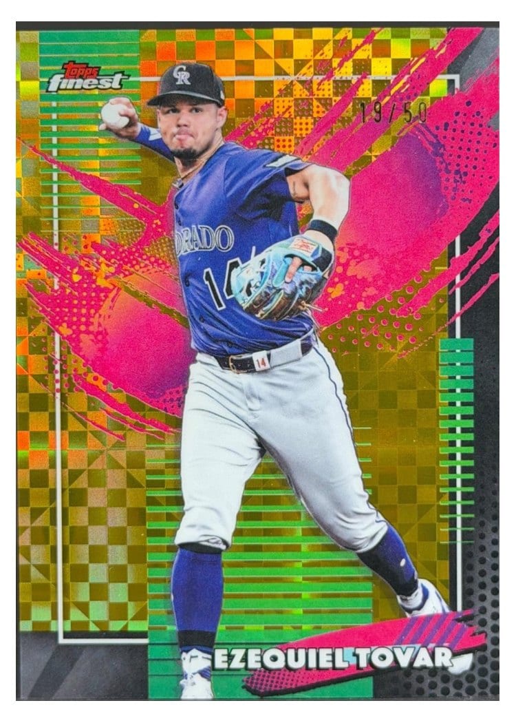 2026 Topps Finest Ezequiel Tovar #234 card
