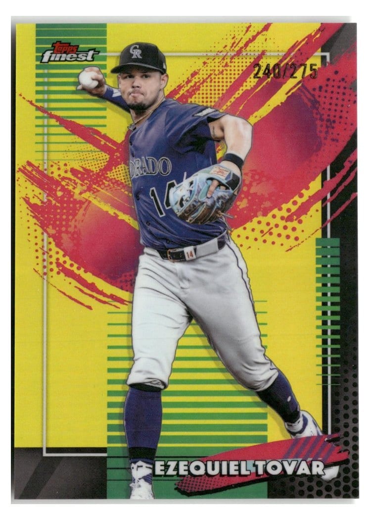 2026 Topps Finest Ezequiel Tovar #234 card