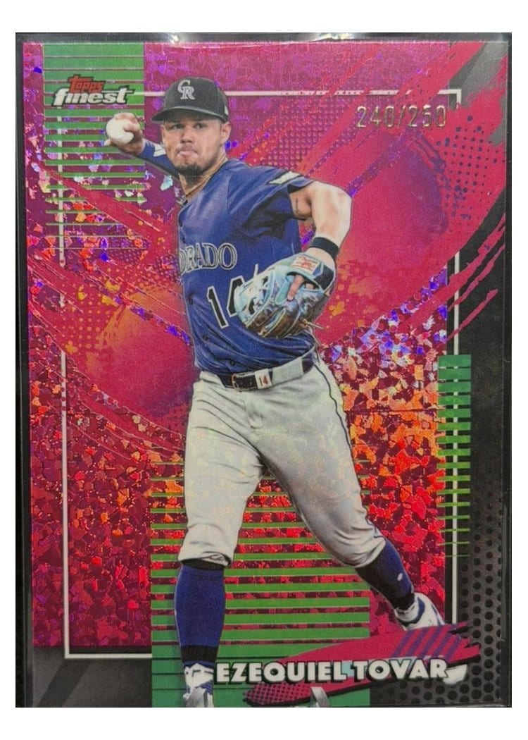 2026 Topps Finest Ezequiel Tovar #234 card