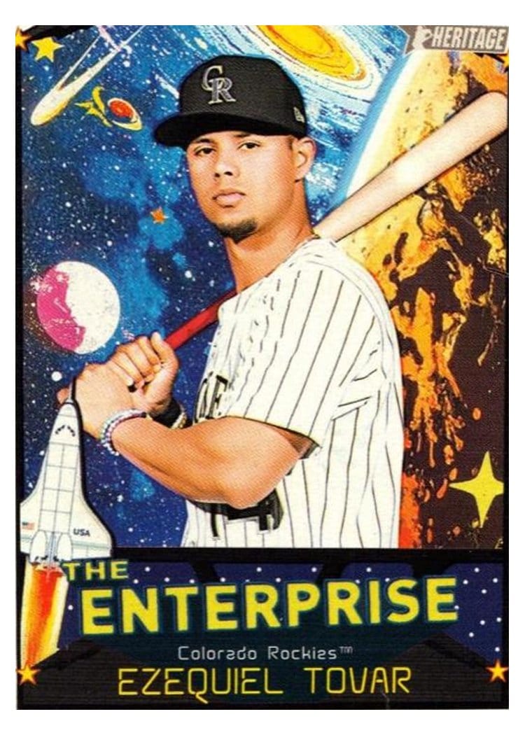 2026 Topps Heritage The Enterprise Ezequiel Tovar #TE-ET card