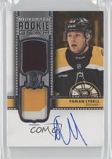 2024-25 Upper Deck The Cup Autographed Rookie Gear Fabian Lysell #RG-FL card