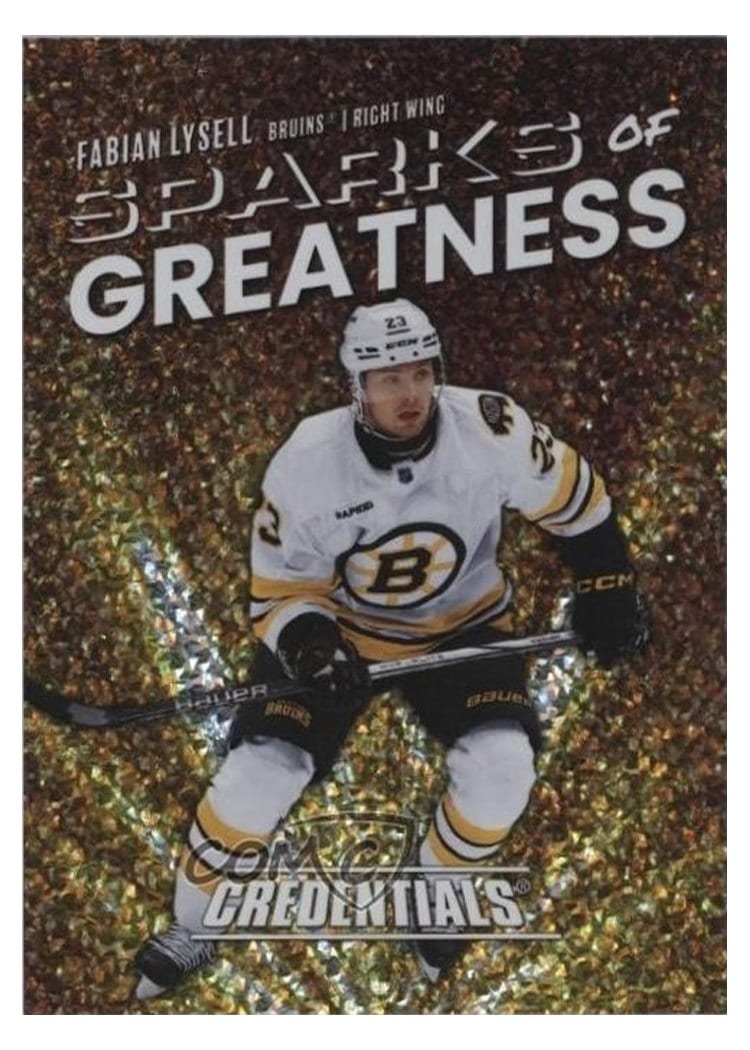 2025-26 Upper Deck Credentials Sparks of Greatness Fabian Lysell #SG-6 card