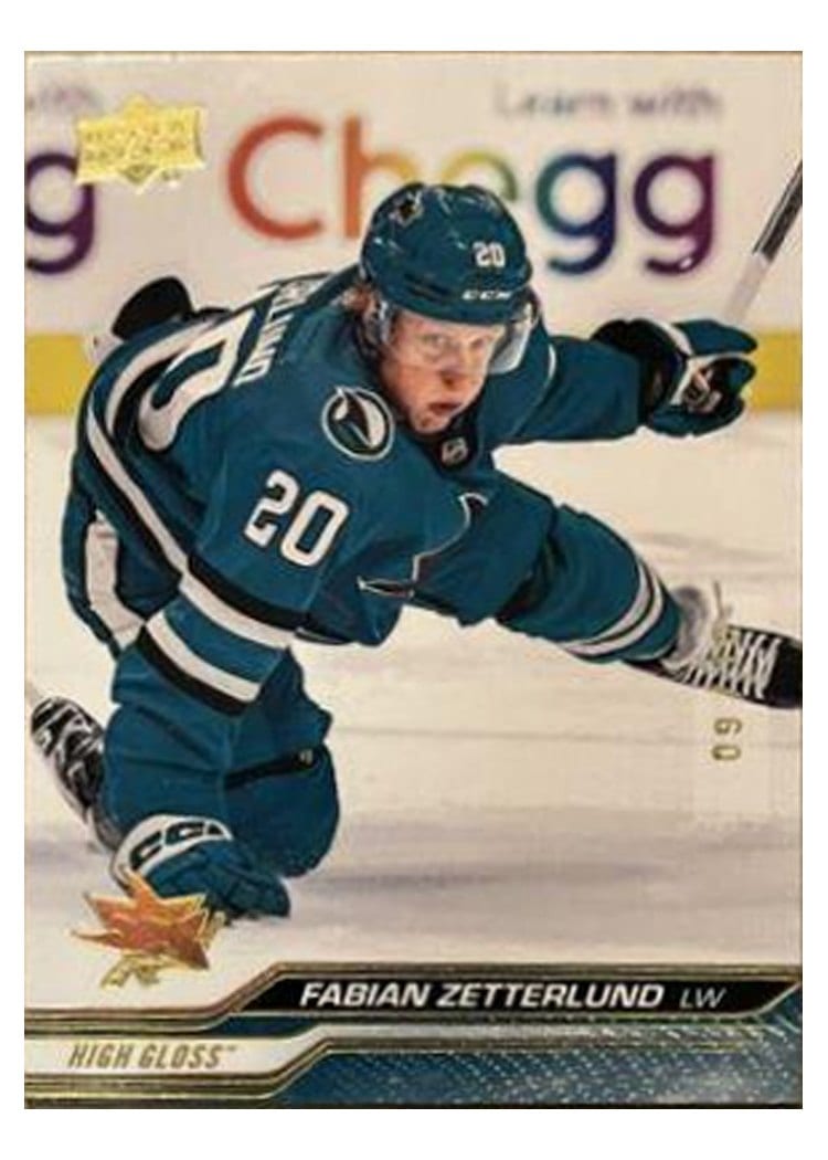 2023-24 Upper Deck Base Set Fabian Zetterlund #392 card