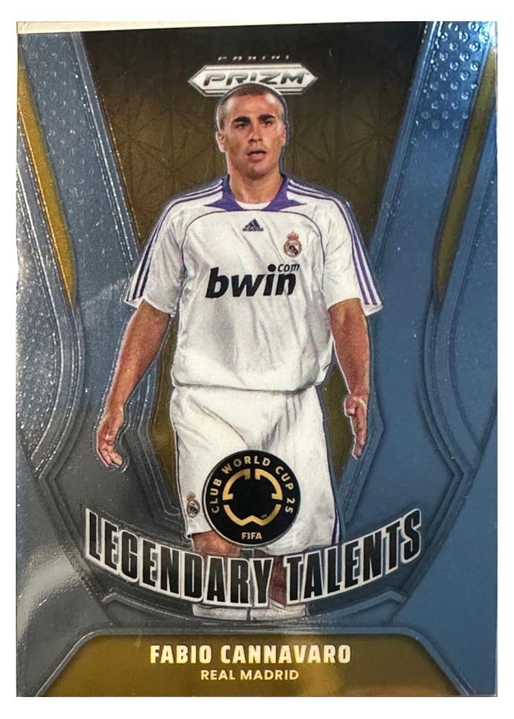 2025 Panini Prizm FIFA Club World Cup Legendary Talents Fabio Cannavaro #17 card