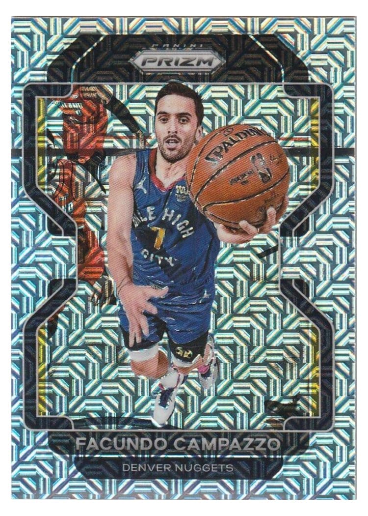 2021-22 Panini Prizm Base Set Facundo Campazzo #54 card