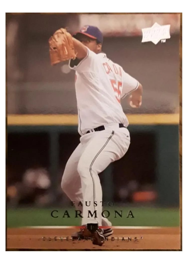 2008 Upper Deck Faust Carmona #121 card