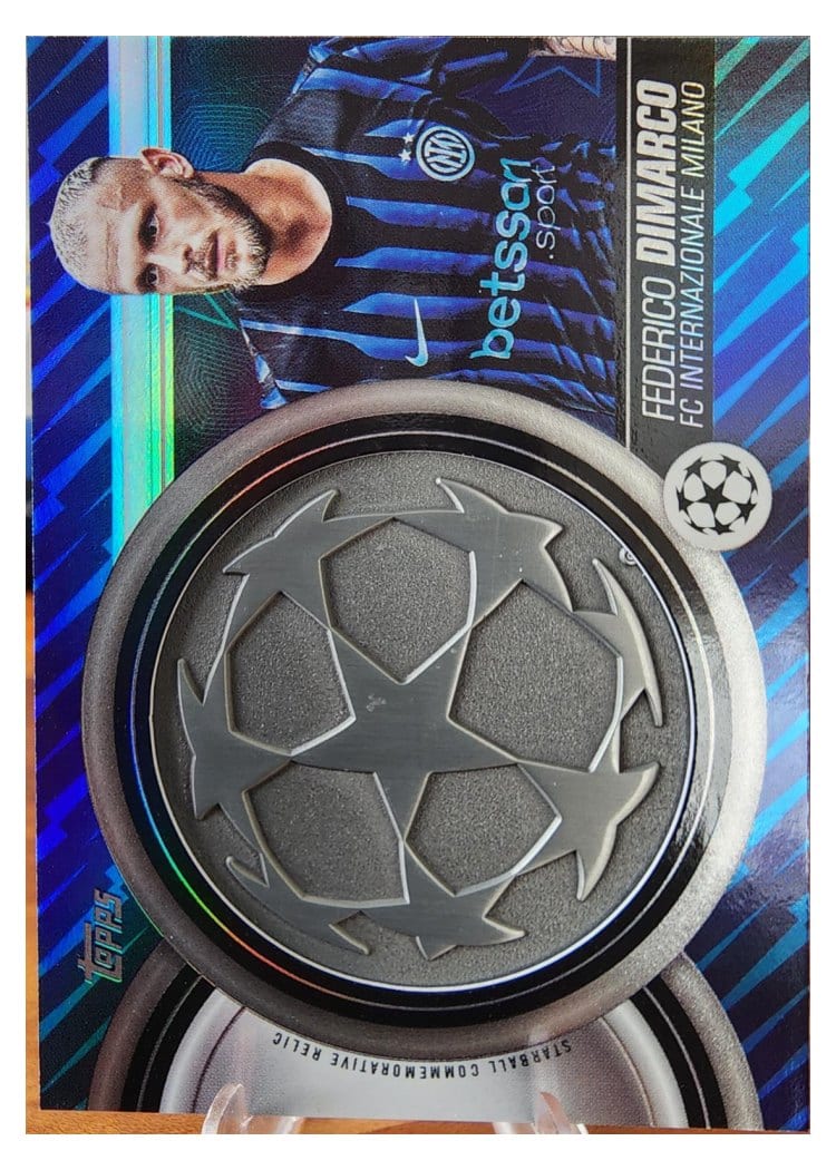 2025-26 Topps UEFA Club Competitions Starball Commemorative Relics Federico Dimarco #SCR-FD card