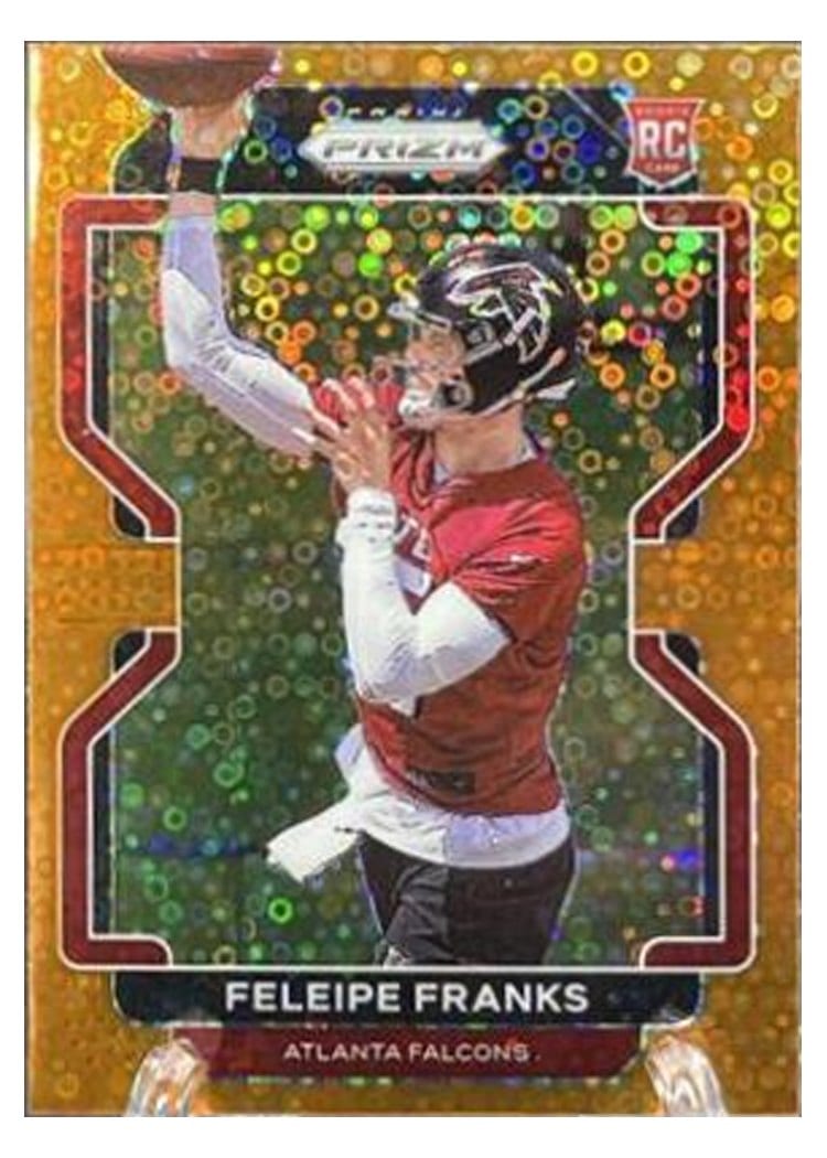 2021 Panini Prizm Base Set Feleipe Franks Orange Disco Prizm #398 card