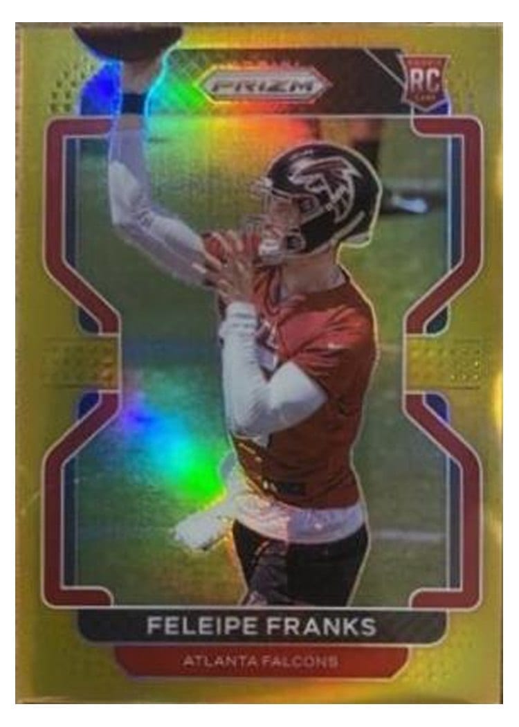 2021 Panini Prizm Base Set Feleipe Franks #398 card