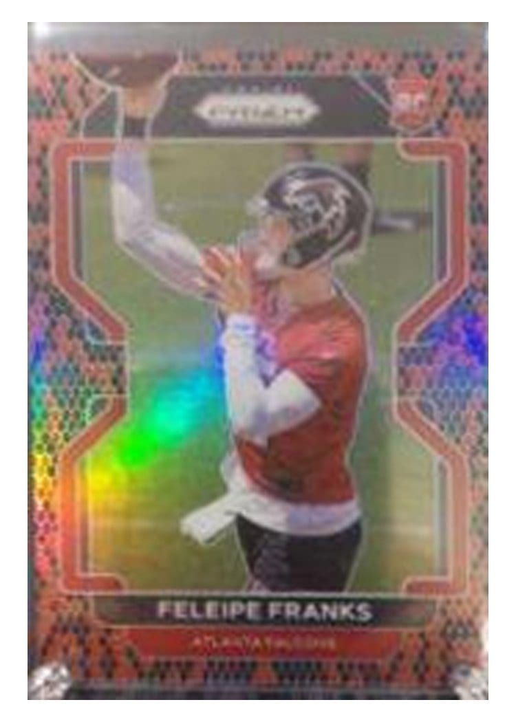 2021 Panini Prizm Base Set Feleipe Franks #398 card