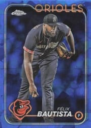 2024 Topps Chrome Sapphire Edition Base Set Félix Bautista #45 card