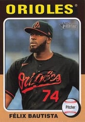 2024 Topps Heritage Base Set Félix Bautista #36 card