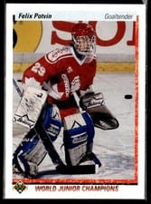 1990 Upper Deck Felix Potvin #458 card