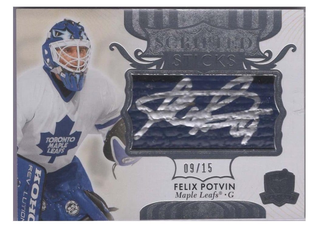 2023-24 Upper Deck The Cup Scripted Sticks Felix Potvin #ST-FP