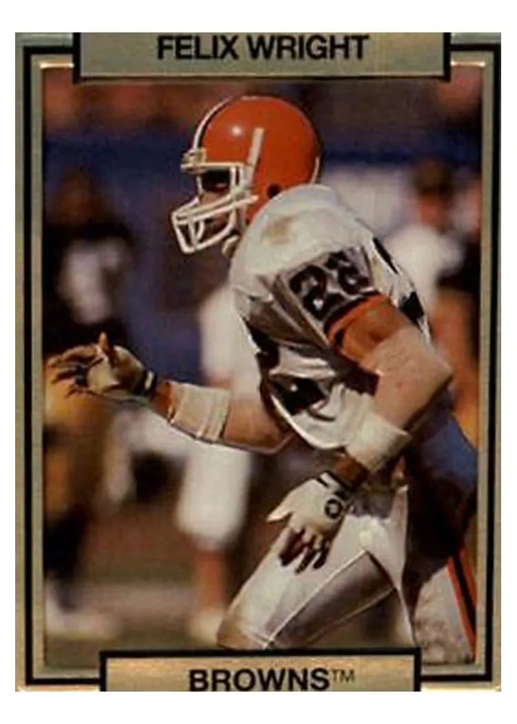 1990 Action Packed Felix Wright #50 card