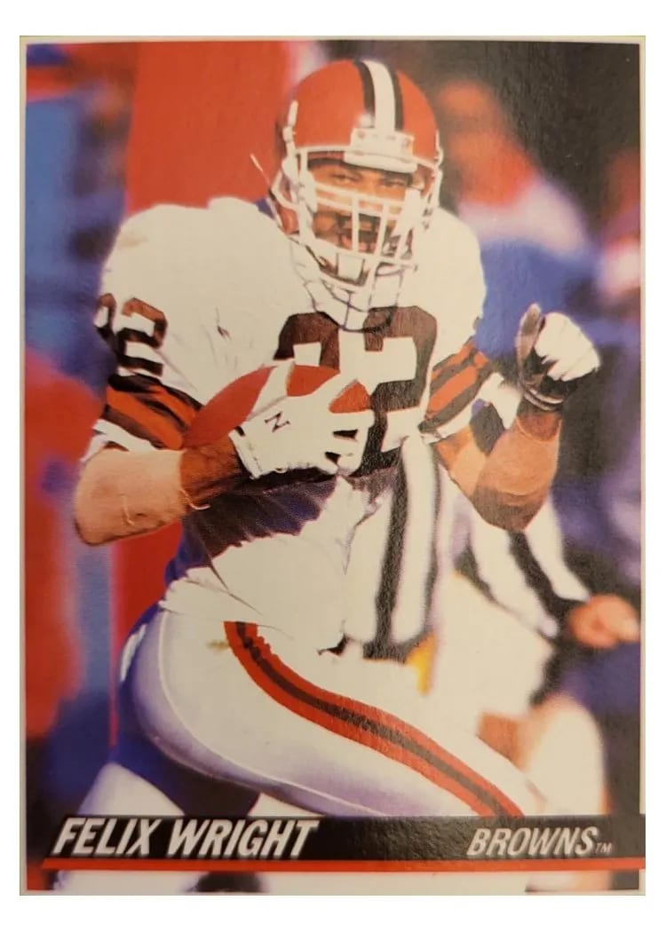 1990 Panini Score Felix Wright #122 card