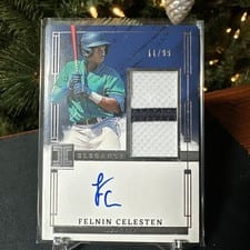 2024 Panini Impeccable Elegance Prospect Jersey Autographs Felnin Celesten #EPJ-FC card