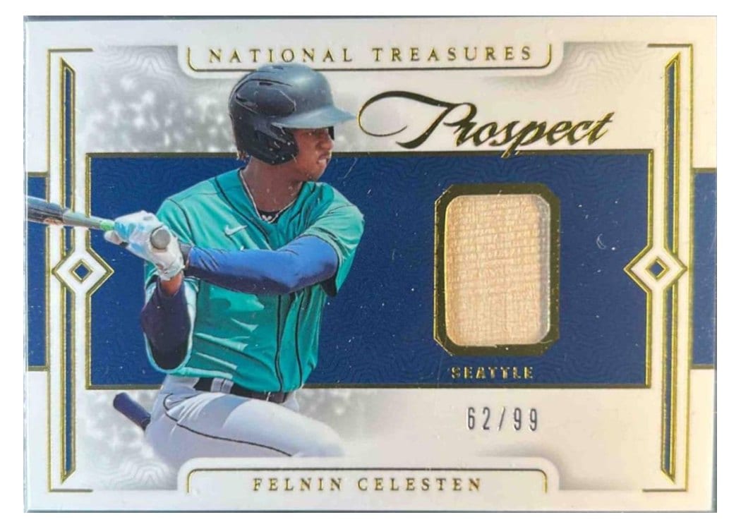 2024 Panini National Treasures Prospect Lumber Felnin Celesten #20 card