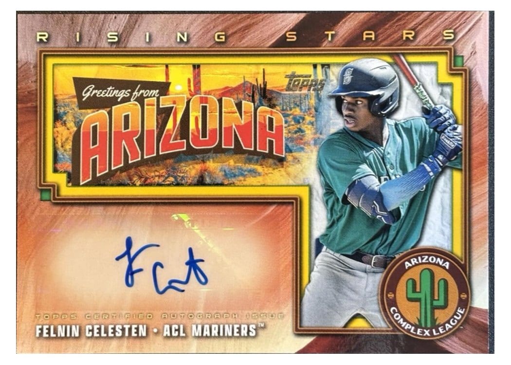 2024 Topps Pro Debut Complex League Rising Stars Autographs Felnin Celesten #CLRSA-FC card