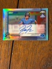 2025 Topps Pro Debut Chrome Autographs Fenwick Trimble #PDC-29 card