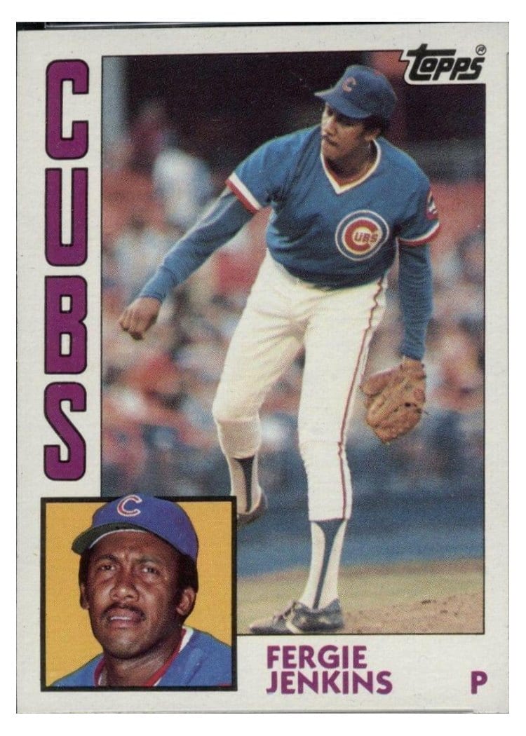 1984 Topps Fergie Jenkins #483 card