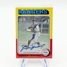 2024 Topps Heritage Real One Autograph Ferguson Jenkins #75RO-FJ card
