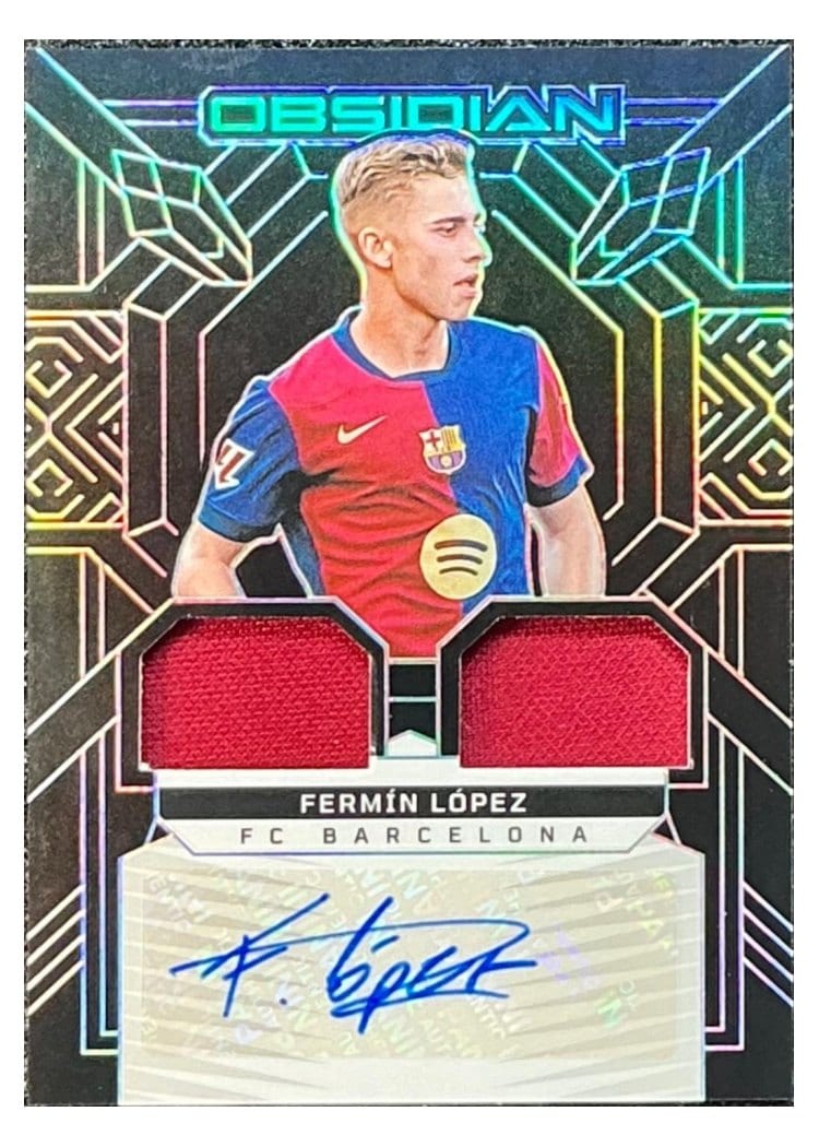 2024 Panini Obsidian Autograph Fermin Lopez #16 card