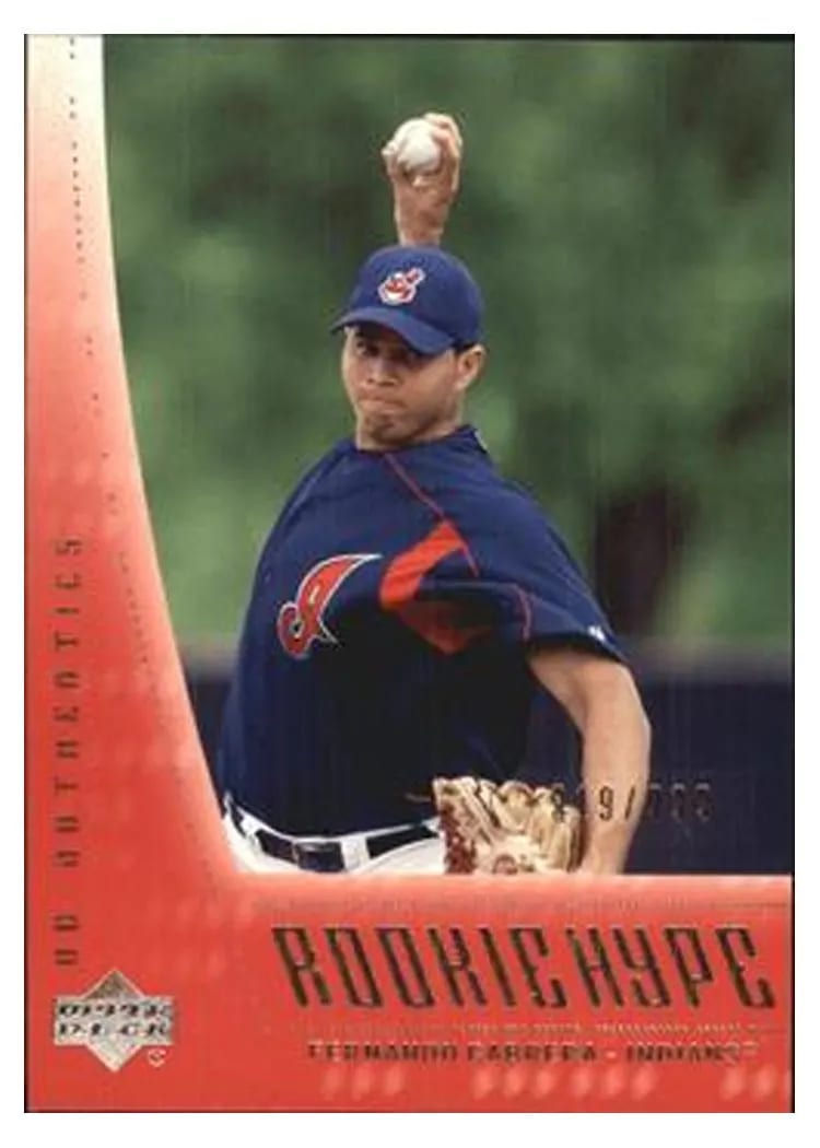 2003 UD Authentics Fernando Cabrera #108 card