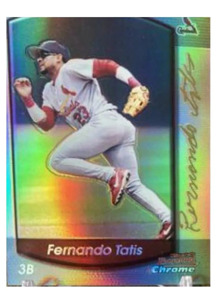 2000 Bowman Chrome Fernando Tatis #17 card